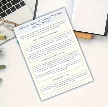 🌀✨ Self-Sabotaging Cycle Workbook – 45-Page Spiral Journal ✨🌀