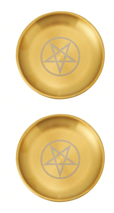 ⭐ Vintage Altar Pentagram Plates ⭐