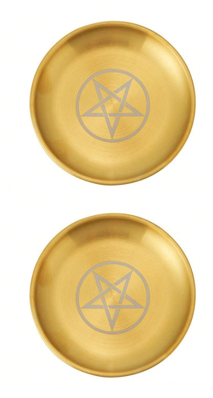 ⭐ Vintage Altar Pentagram Plates ⭐