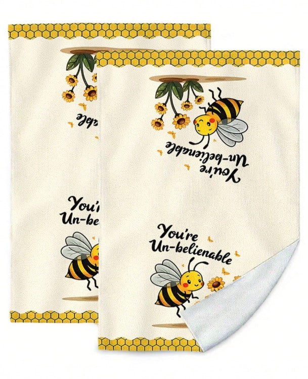 🐝 Bee Pattern Dish Towels 🐝