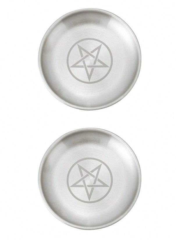 ⭐ Vintage Altar Pentagram Plates ⭐