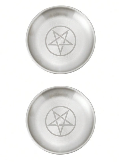 ⭐ Vintage Altar Pentagram Plates ⭐