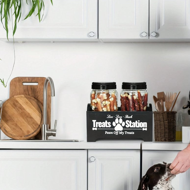 🐾  Wooden Pet Snack Station 🐾