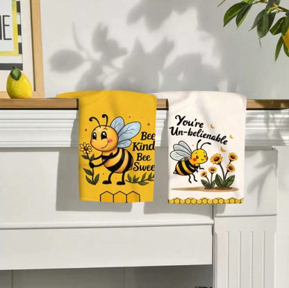 🐝 Bee Pattern Dish Towels 🐝