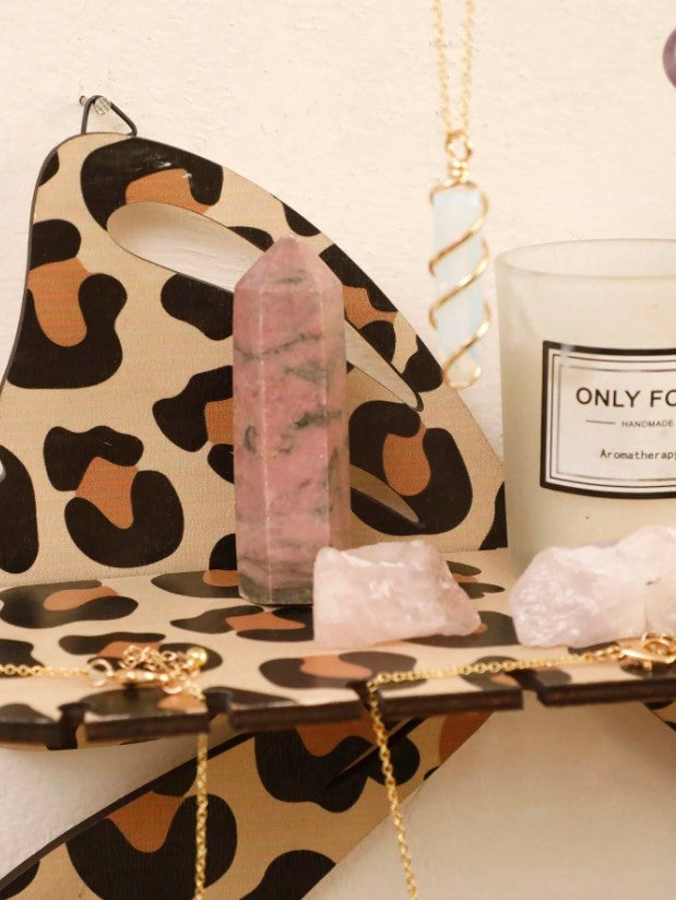 🐆🎀 Leopard Bow Wall Shelf 🎀🐆