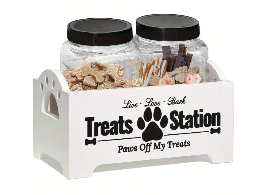 🐾  Wooden Pet Snack Station 🐾