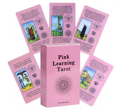 🌸 Pink Beginner Tarot Card Learning Deck 🌸