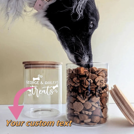 🐾 Personalised Pet Treat Jars 🐾
