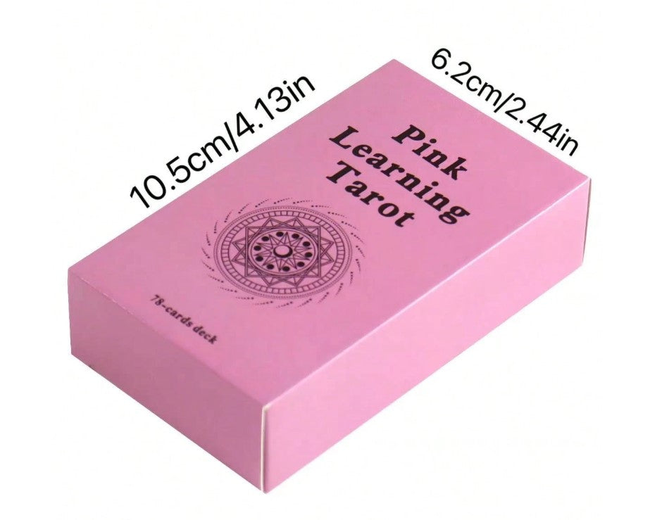 🌸 Pink Beginner Tarot Card Learning Deck 🌸