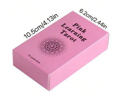 🌸 Pink Beginner Tarot Card Learning Deck 🌸