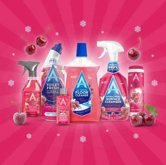 Astonish Frosted Winter Cherry Cleaning Bundle 6 Piece