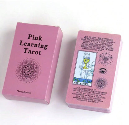 🌸 Pink Beginner Tarot Card Learning Deck 🌸