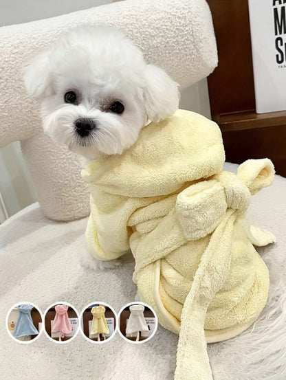🐾🛁 Quick-Dry Pet Bathrobe & Absorbent Towel 🛁🐾