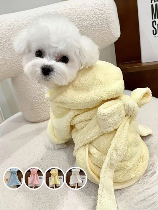 🐾🛁 Quick-Dry Pet Bathrobe & Absorbent Towel 🛁🐾