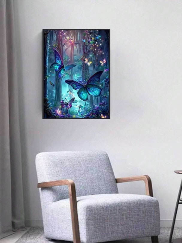 💙🦋 Beautiful Blue Butterfly Diamond Painting 🦋💙