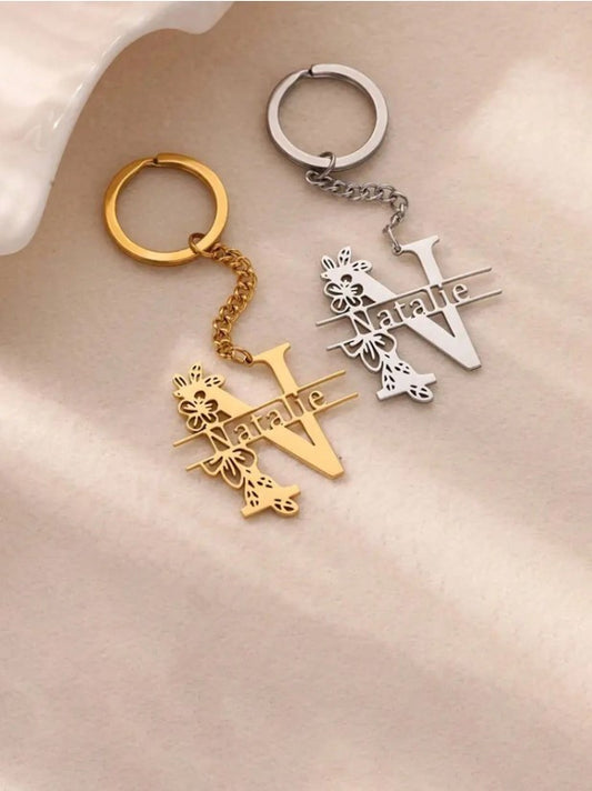 Personalised Name & Initial Keyrings