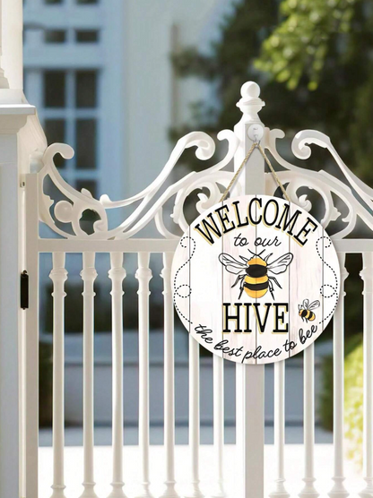 🐝 Welcome To Our Hive... Wooden Sign 🐝