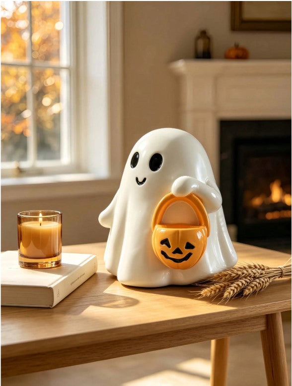 Halloween - Mini Ghost With Pumpkin