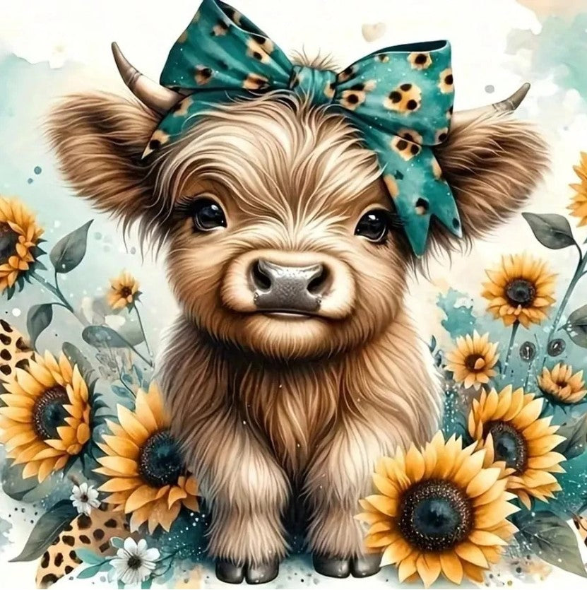 🐮  Highland Cow Diamond Paintings (3 Designs!) 🐮