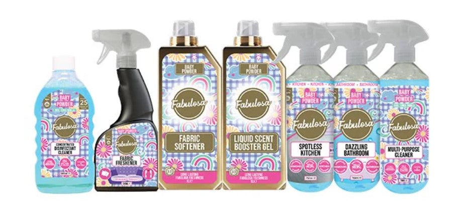 Scented Baby Powder Fragranced Household Cleaning Bundle