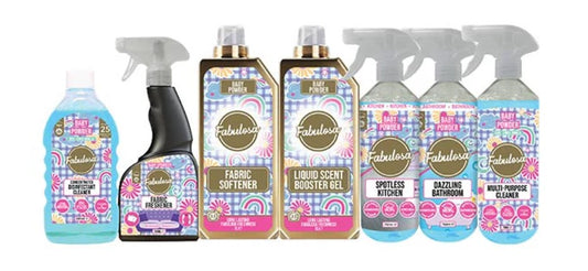 Scented Baby Powder Fragranced Household Cleaning Bundle