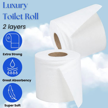 54 Rolls (3 x 18 Pack) Linen & Soft Strong Toilet Roll Bundle Tissue