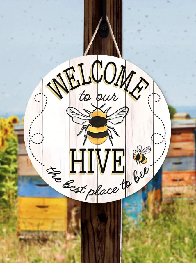 🐝 Welcome To Our Hive... Wooden Sign 🐝