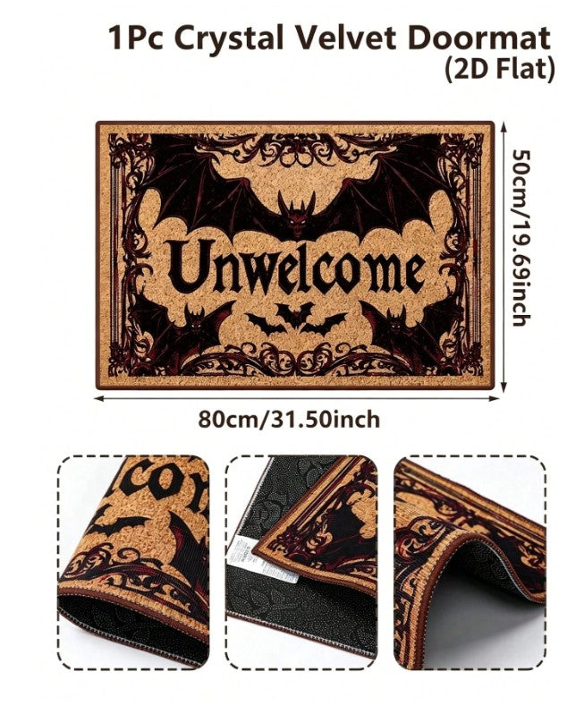 Unwelcome Bat Doormat