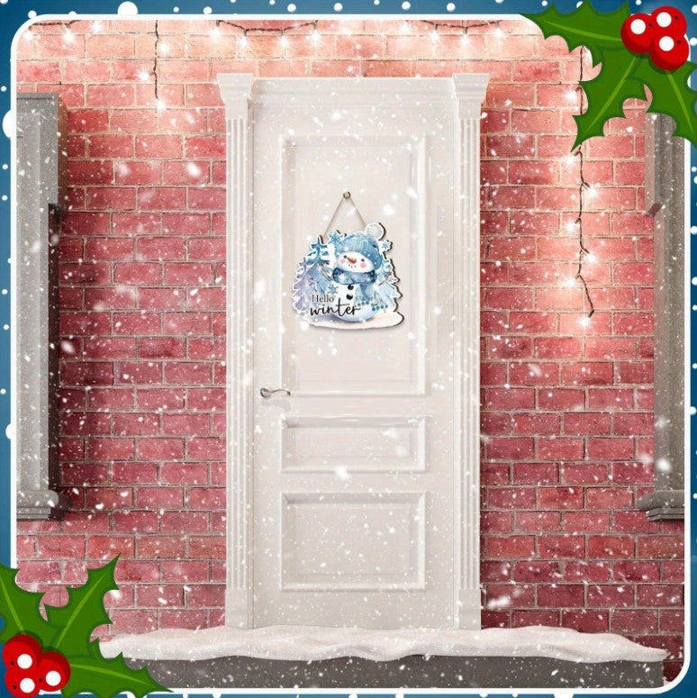 ❄️⛄ Christmas Snowman Snowflake Welcome Sign ⛄❄️