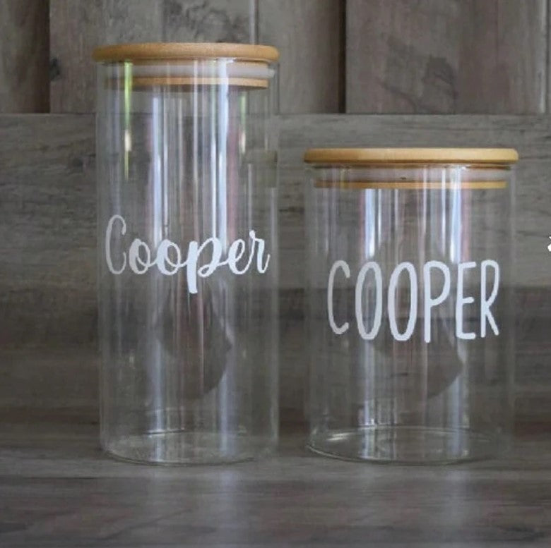 🐾 Personalised Pet Treat Jars 🐾