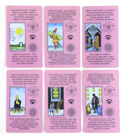 🌸 Pink Beginner Tarot Card Learning Deck 🌸