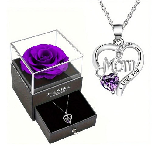🌹 Mom Necklace With Optional Box 🌹