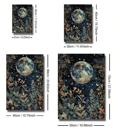 🌙 2pc Moon Canvas Wall Art Posters (Unframed) 🌙