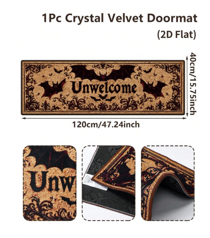 Unwelcome Bat Doormat
