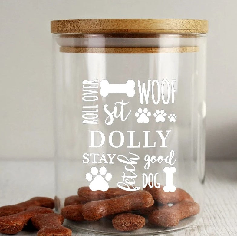 🐾 Personalised Pet Treat Jars 🐾