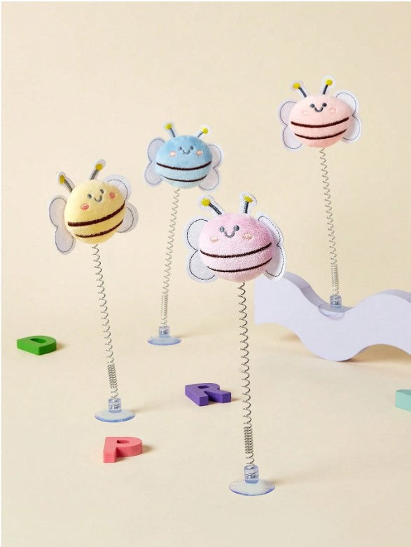 🐝 1pc Bee-Shaped Interactive Cat Wand Toy 🐝