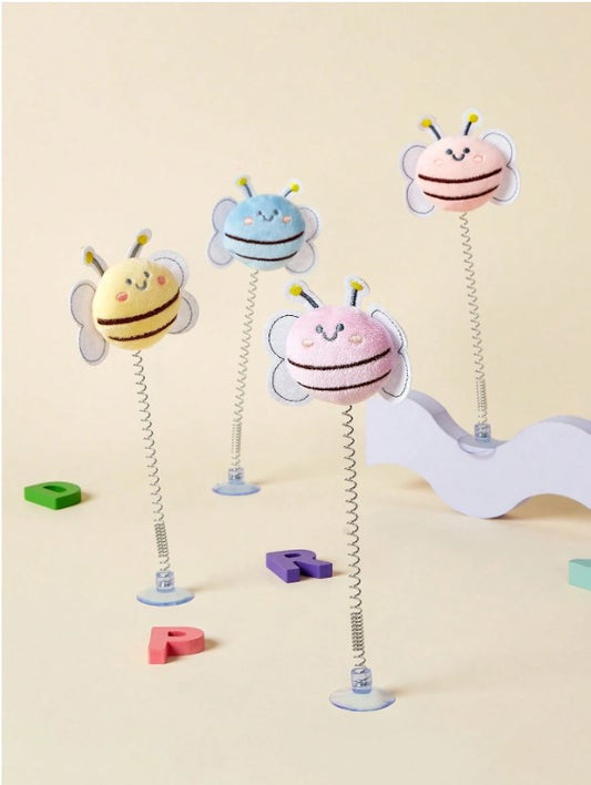 🐝 1pc Bee-Shaped Interactive Cat Wand Toy 🐝