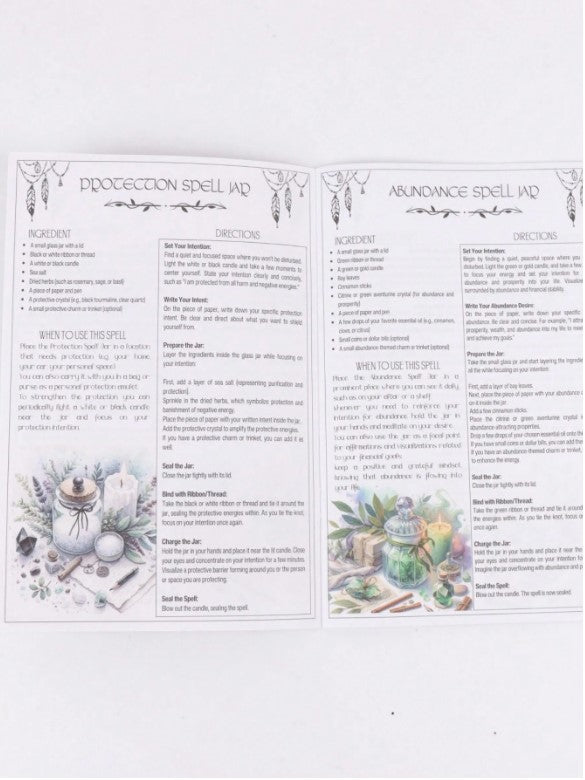 🔮 DIY Spell Bottle Ritual Guide Book 🔮