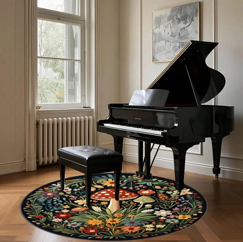 🍄 Mushroom Round Rug 🍄