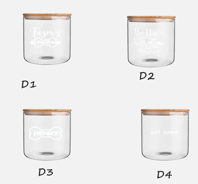 🐾 Personalised Pet Treat Jars 🐾