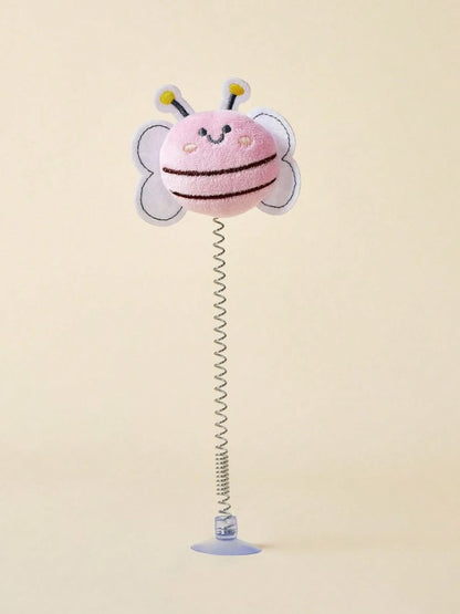 🐝 1pc Bee-Shaped Interactive Cat Wand Toy 🐝