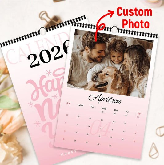 📅 2026 Pink Personalised Calendar 📅