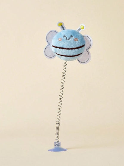 🐝 1pc Bee-Shaped Interactive Cat Wand Toy 🐝