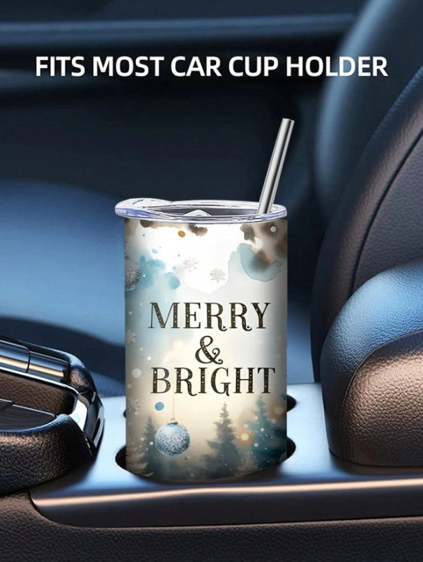 🎄 Merry & Bright 20oz Christmas Tumbler 🎄