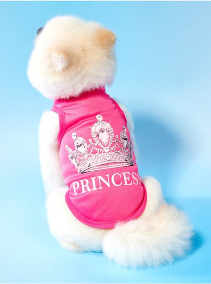 👑🐾  2pc Princess Pet Vests  🐾👑