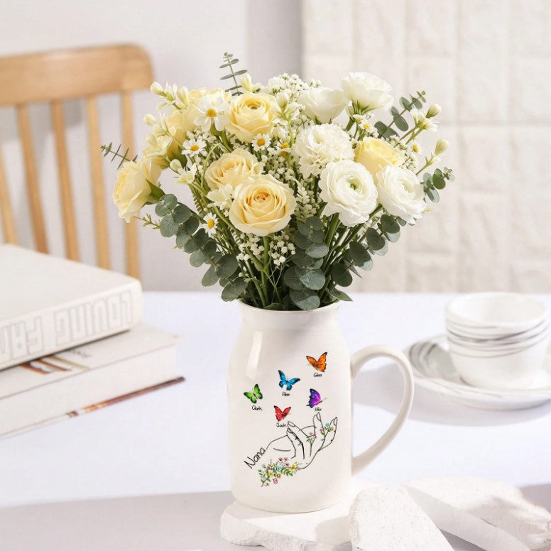 🦋 Personalised Butterfly Vase 🦋
