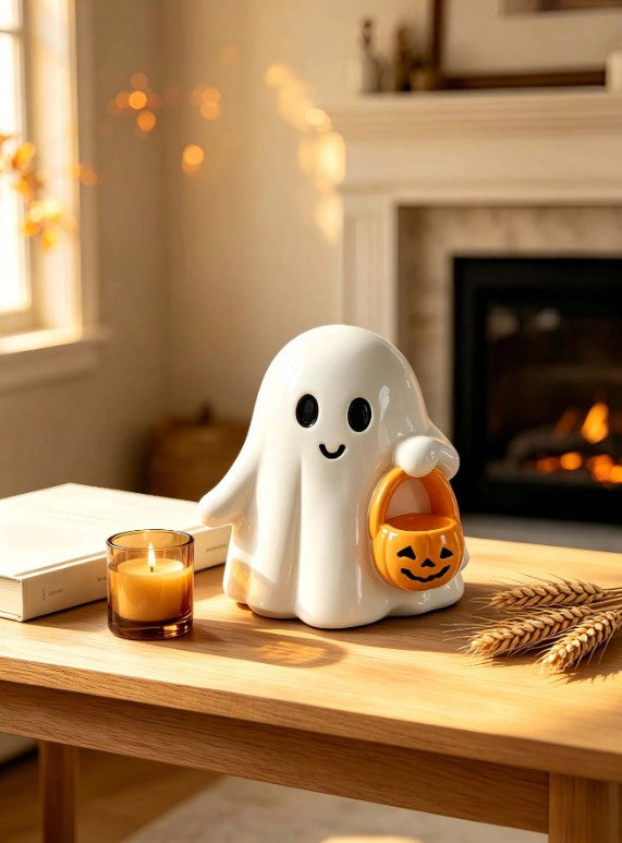 Halloween - Mini Ghost With Pumpkin