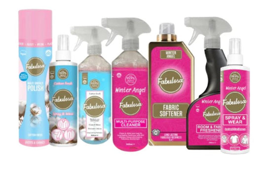Winter Angel & Cotton Fresh Mixed Cleaning Bundle 7 Piece