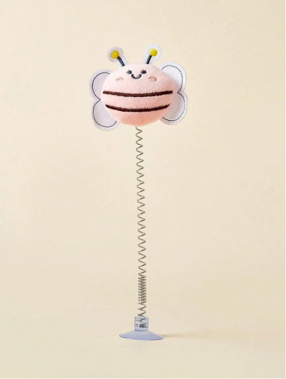 🐝 1pc Bee-Shaped Interactive Cat Wand Toy 🐝