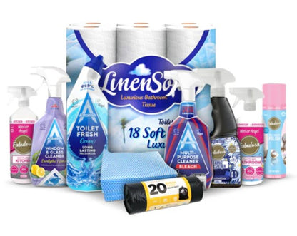 Sunday Blitz Mega Household Cleaning Bundle 10 Piece Toilet Paper Bin Bags